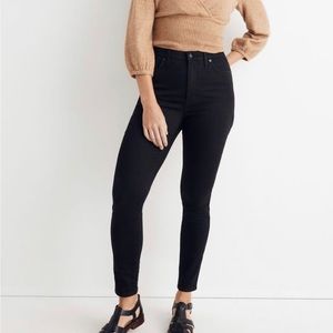 Madewell High Rise 10” Black Skinny Jeans - 25